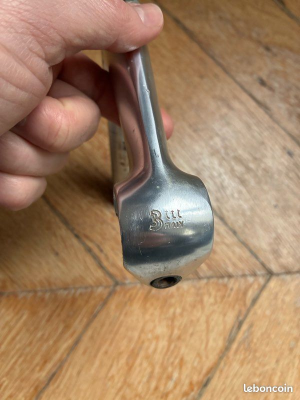 Potence plongeur 3TTT en aluminium Italie 1980s pour vélo vintage course