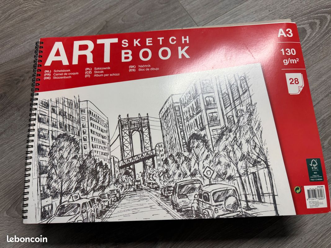 🎨 Coffret d'Art Complet en Malette Bois — Crayons, Pastels, Aquarelle + Carnet A3 Offert ✨ (image 4)