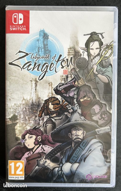 Labyrinth of zangetsu - nintendo switch - pal - vf - neuf - sous blister (image 1)