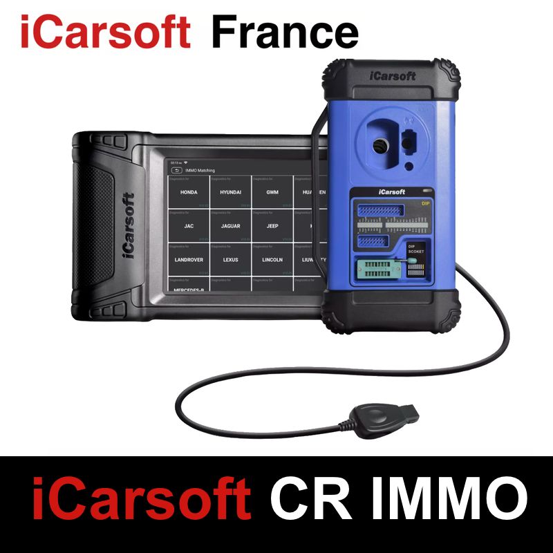 ICarsoft CR Immo  Valise Diagnostic Auto Multimarques Pro +