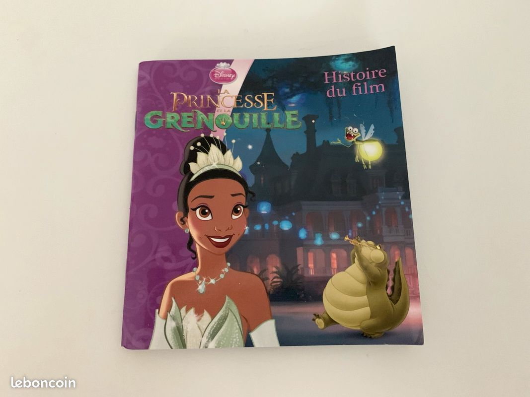 Princesse Disney - Tiana du film La princesse et la grenouille et le livre  CD de son histoire - Jeux & Jouets