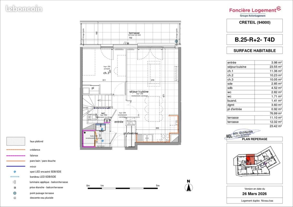 Appartement 4 pièces 76 m² (image 1)