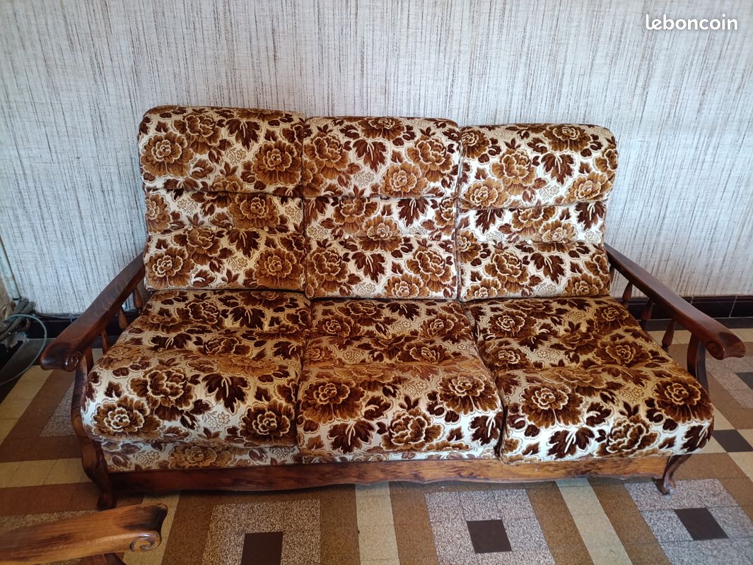 Canapé lit et deux fauteuils (image 3)