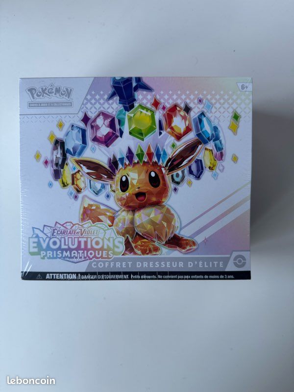 Pokemon etb ev8.5 ev08.5 évolutions prismatiques (neuf/scellé) (image 4)