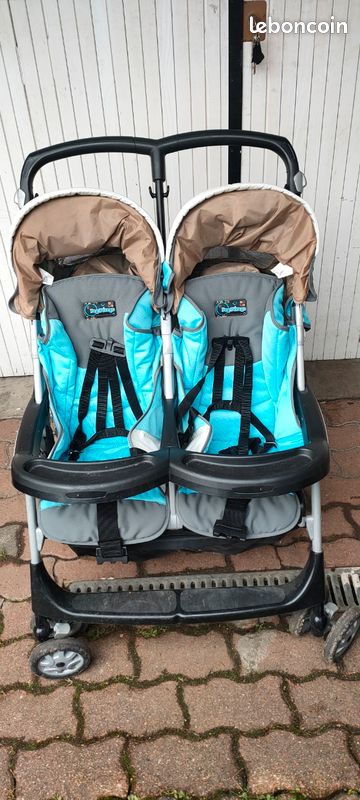 Peg Perego Aria Shopper Poussette Double Aria Twin Twin Stroller