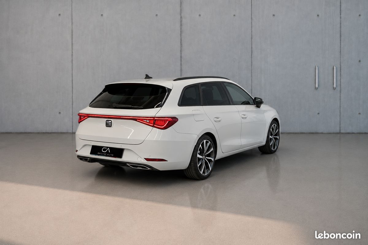 Seat leon sportstourer 1.5 tsi 150 fr – beatsaudio – caméra – attelage – hayon électrique – première main – tva récupérable (image 3)