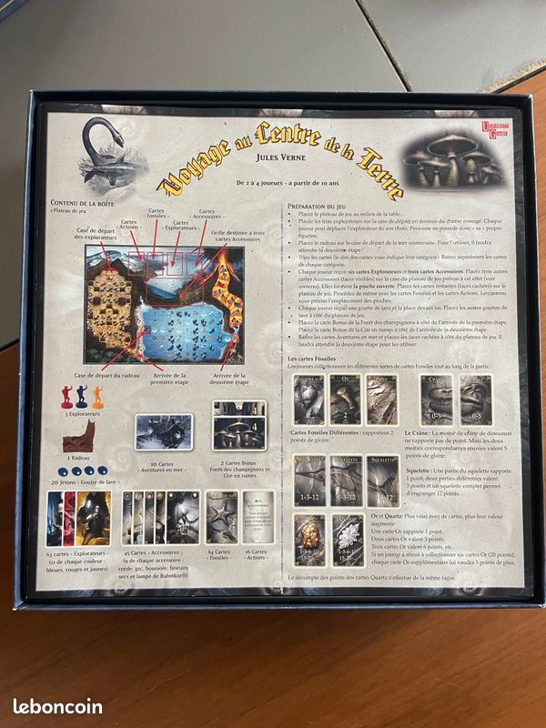 Jeu de société Voyage au centre de la terre (image 2)