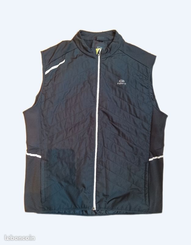Sleeveless Jacket Decathlon Kalenji Run Warm+ Jacket Survetement
