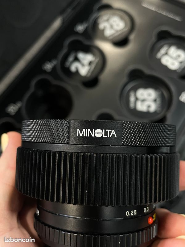 Série Minolta MC Rokkor Cinemodé 9 Optiques (image 3)