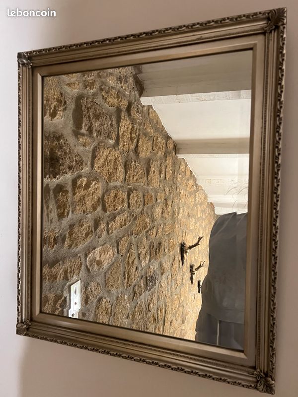 Loberon magnifique miroir en argent - verre sculpté campagne charme romantique interior’s maison du monde (image 5)