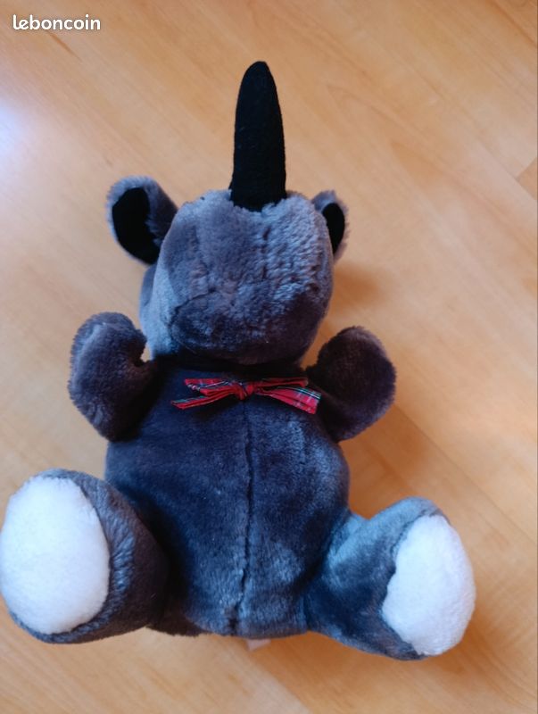 Peluche marionnette rhinocéros NEUF (image 3)