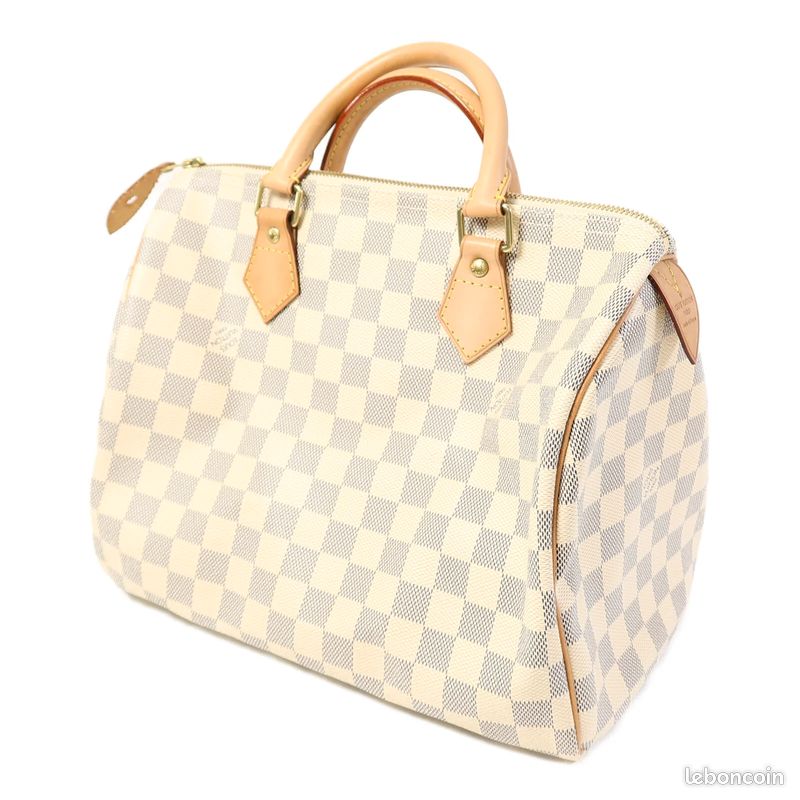 Sac Speedy 30 Vintage en toile damier azur (image 1)