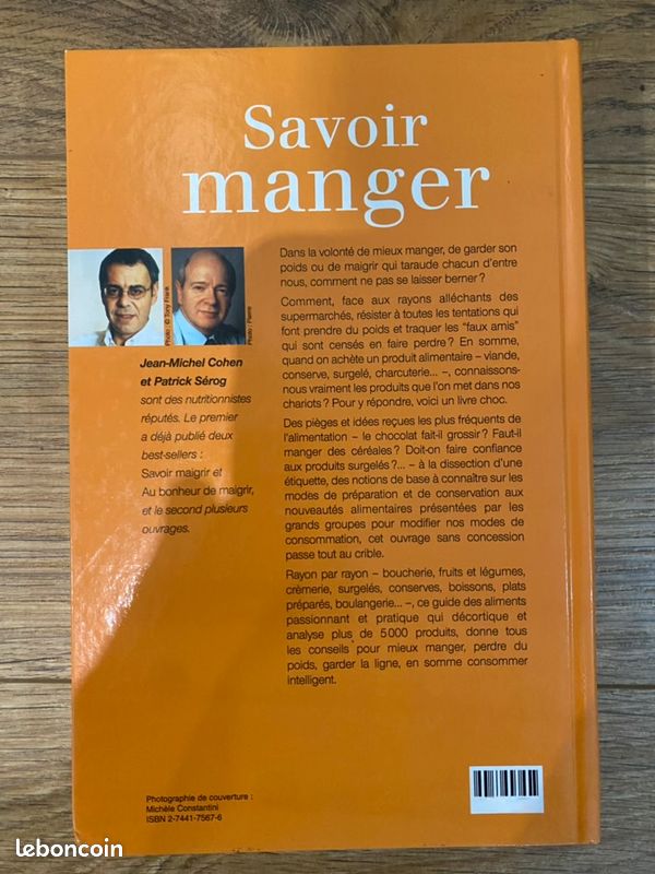 Savoir manger, le guide des aliments, Jean Michel cohen, neuf (image 2)