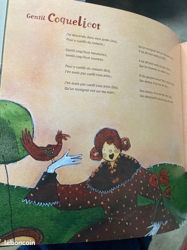Vends livre de comptine pour enfants avec cd (image 2)