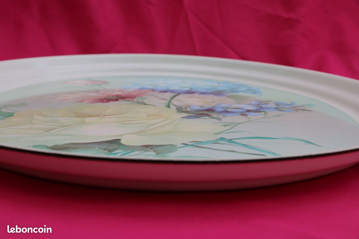 Grand plateau ovale 61x49 cm (image 3)