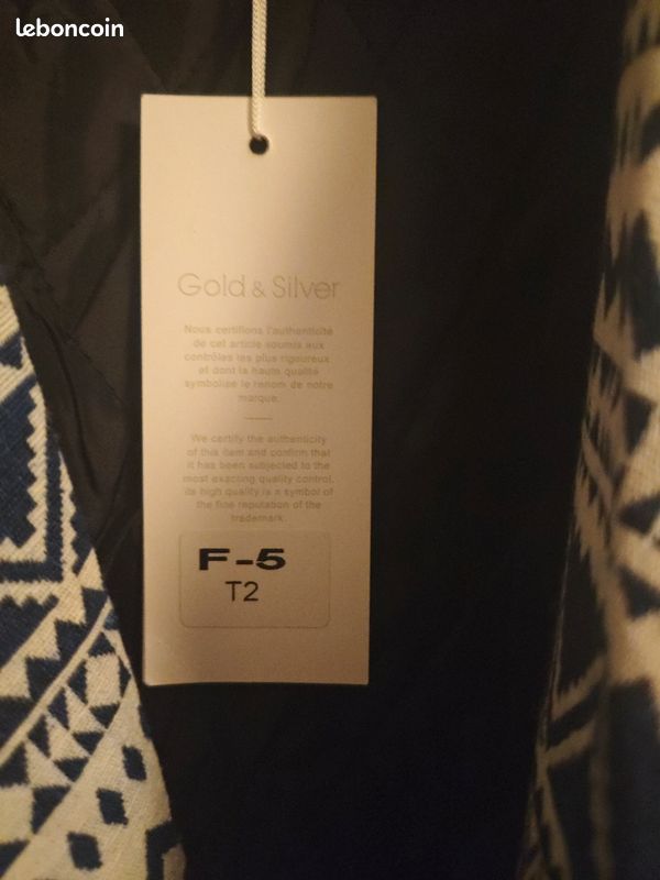 Veste oversize Taille 2 Gold &Silver (image 2)