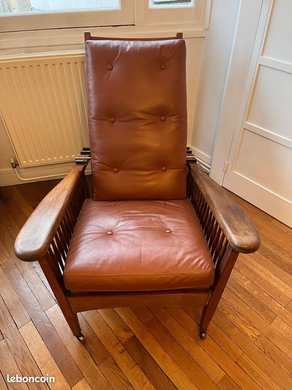 Fauteuil William Morris Arts and Craft (image 2)