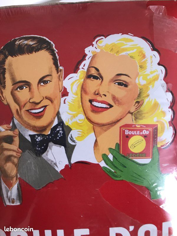 boule d'or cigarette Belgium Lady Pack no Tin, Unopened 3 Ancienne étiquette paquet Allumette