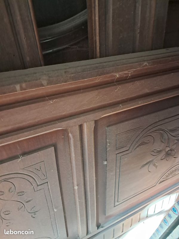 Têtes de lit en bois anciennes en 140 et 120s (image 2)
