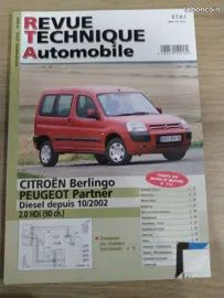 Revue Technique Automobile N°688 Citroen Berlingo Peugeot Partner Depuis 10/2002 (image 1)