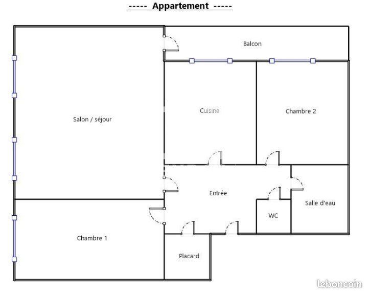 Appartement 3 pièces 73 m² — 10