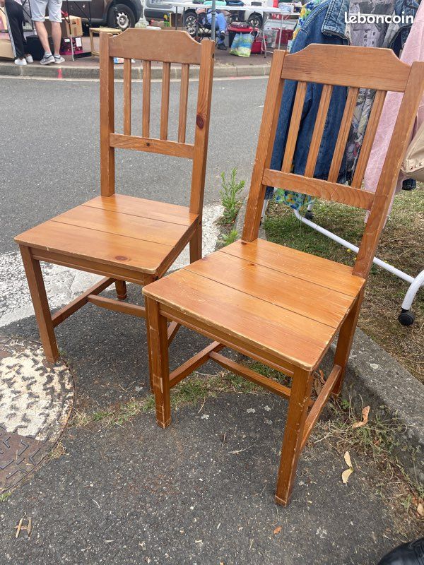 Chaises en bois (image 4)