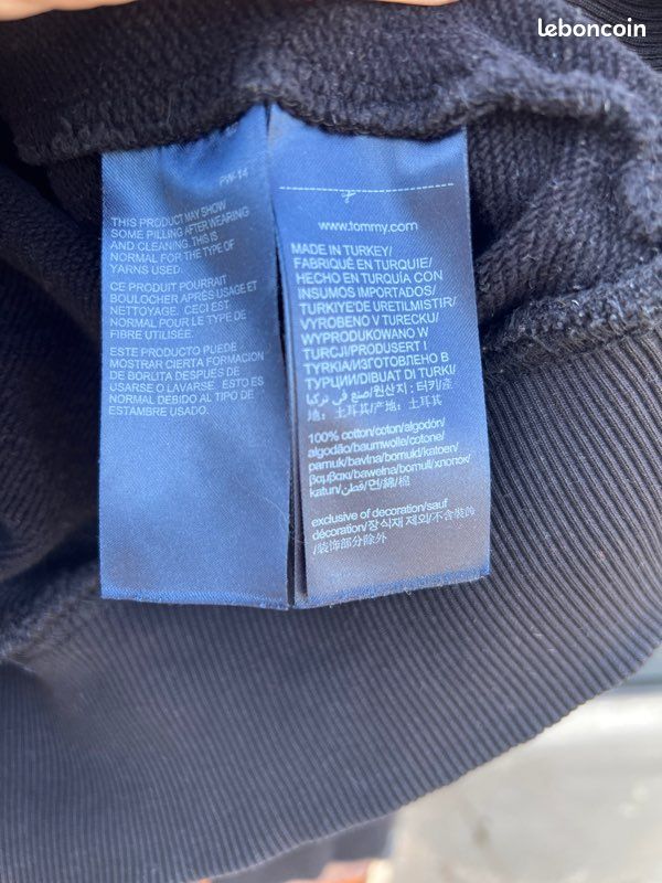 Sweat Tommy Hilfiger S noir (image 4)