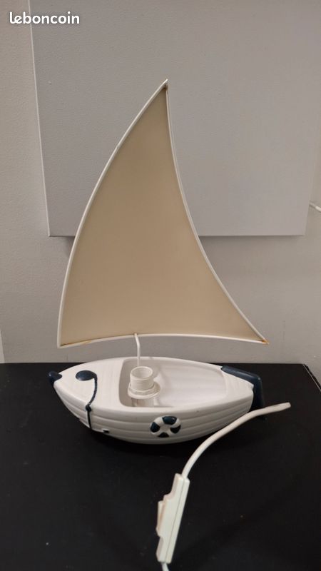 Lampe voilier en céramique (image 4)