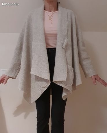 Veste Ample Marron EVA TRALADA - Taille 3 (étiquetée 145) - Neuf Avec étiquettes