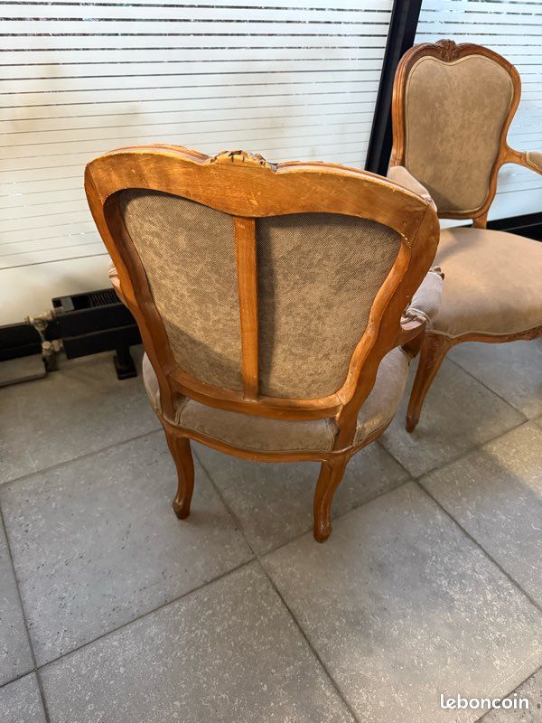Fauteuils style louis XV (image 4)