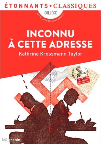 Livre Inconnu à cette adresse (image 1)