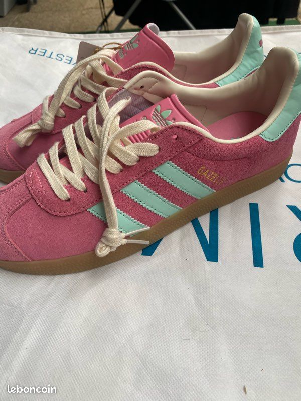 Adidas Gazelle rose 42 - JH6015 Lucid Pink (image 5)