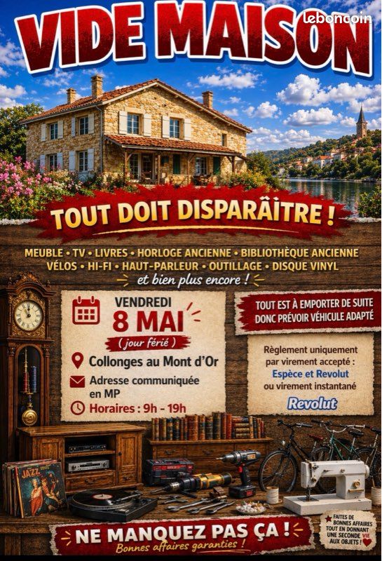 Vide maison urgent (image 1)
