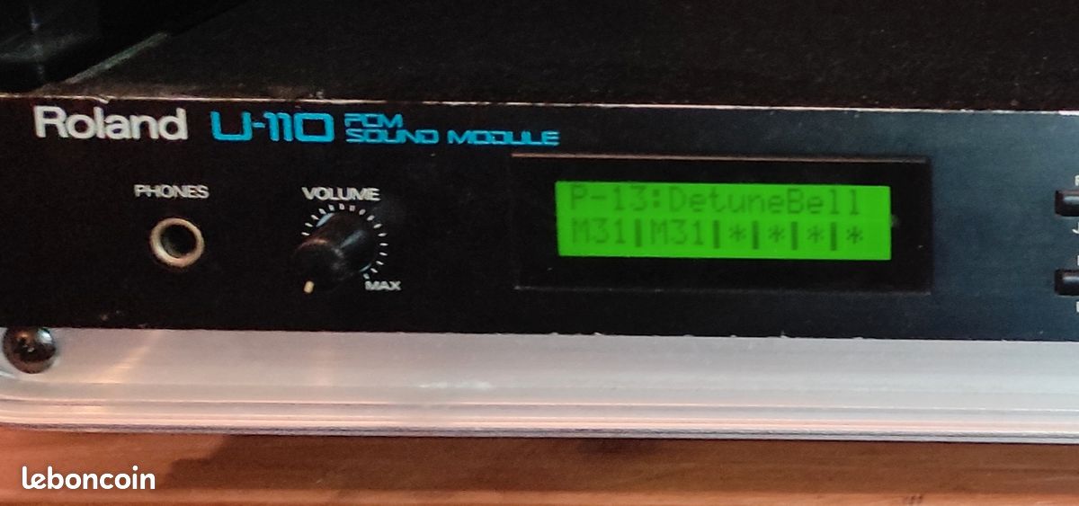 ROLAND U110 synthétiseur multitimbral expandeur module générateur de SONS PCM SYNTHE (image 1)