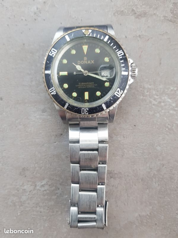 Montre Donax Submariner Vintage Montres Bijoux