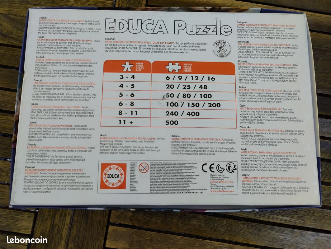 Puzzles 2x 48 pièces la reine des neiges (image 4)