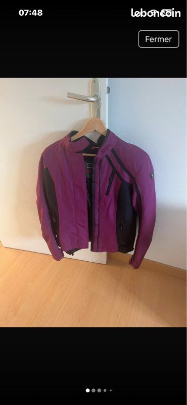 Blouson moto femme -40- (image 1)