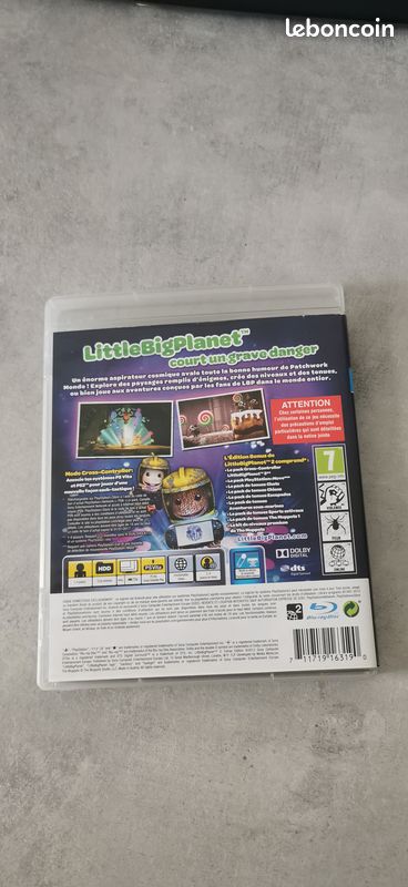 Jeu PS3 Little Big Planet 2 Version Presse/promo PAL FRA - Disque Loose, Testé OK