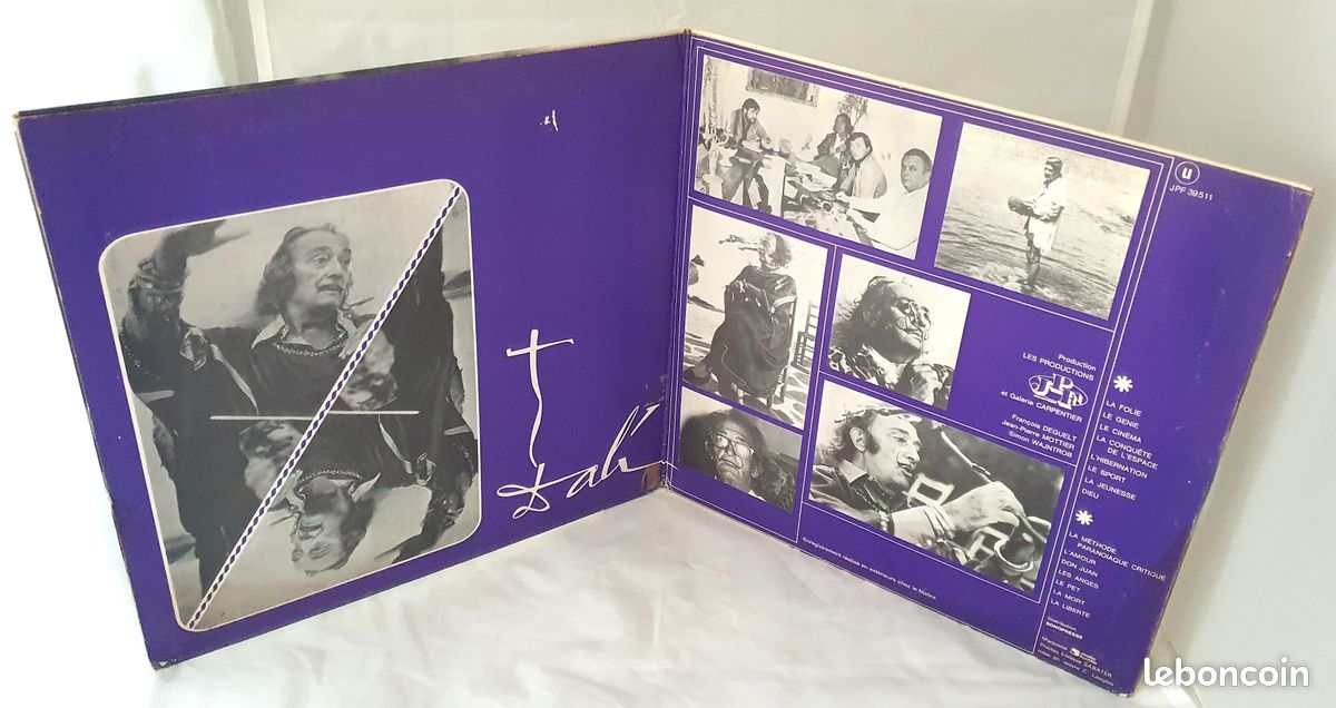 Salvador Dalí – Je suis fou de Dalí – Vinyle rare 1975 (image 3)