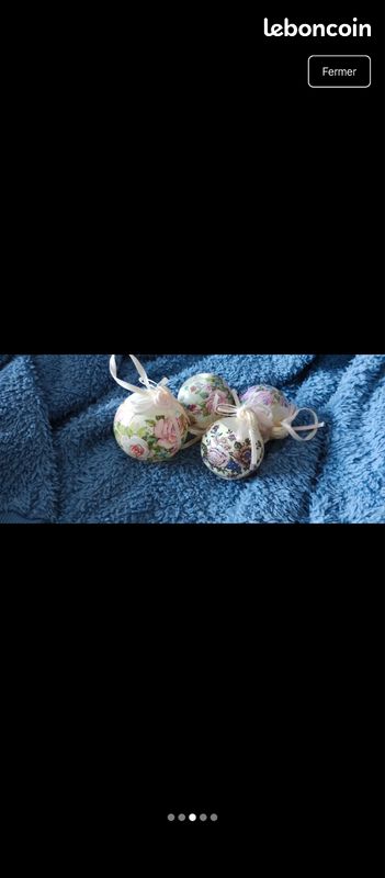 Lot de 4 boules de Noël de Yves Rocher (image 3)