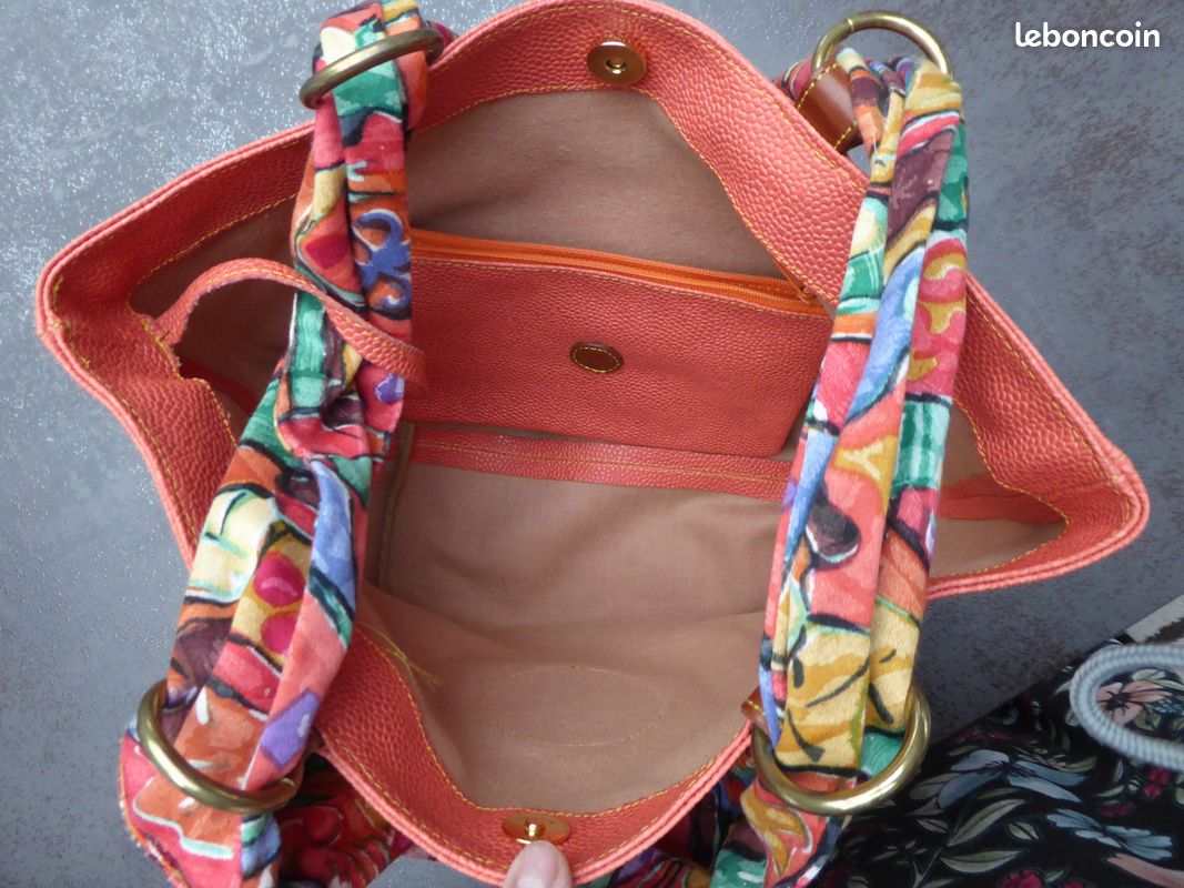 Sac saumon porté épaule (image 2)