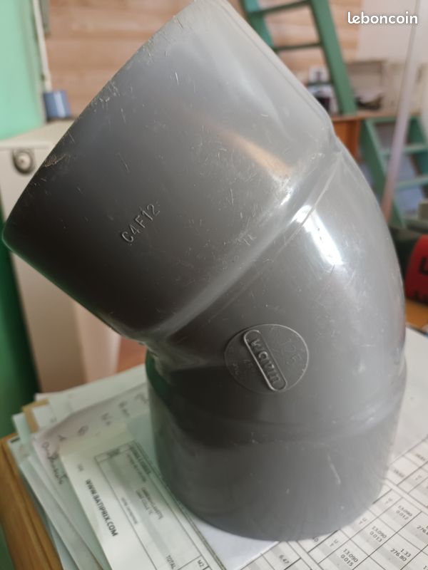 Coude PVC 125 (image 1)
