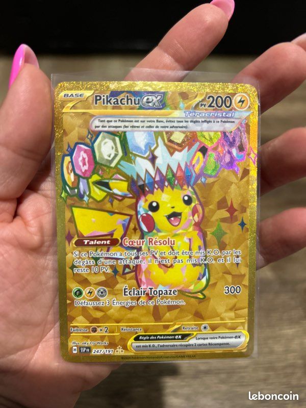 Pikachu ex 247/191 hyper rare - Collection