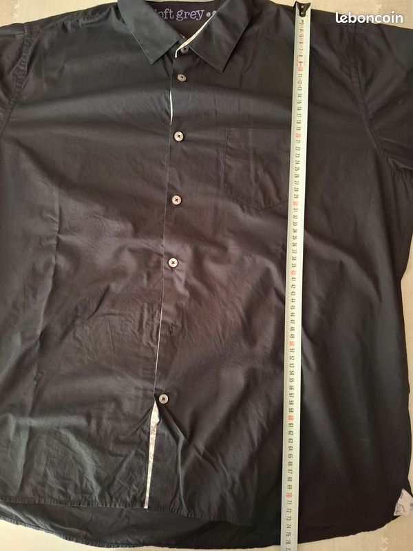 Chemise noire - Taille 47/48 (image 6)