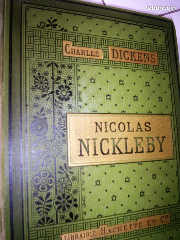 Charles dickens .nicolas nickleby. 1880. Librairie (image 1)