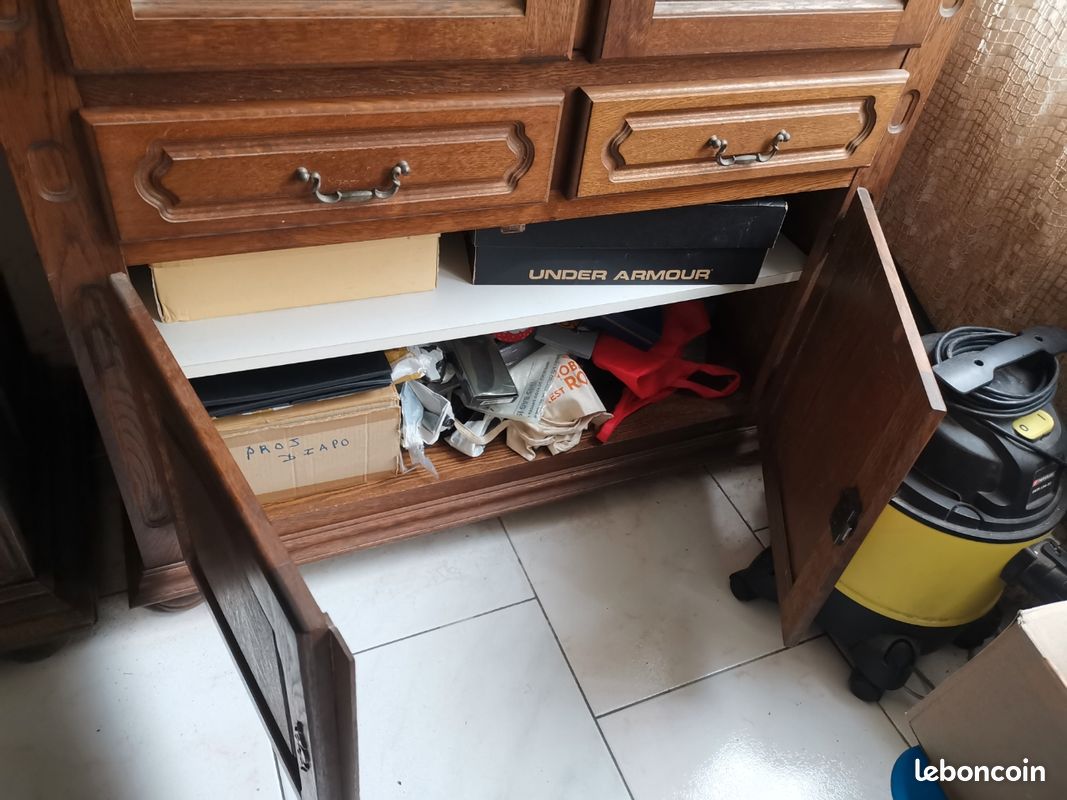 Urgent Négociable Meuble. E bibliothèque chêne très bon etat (image 5)
