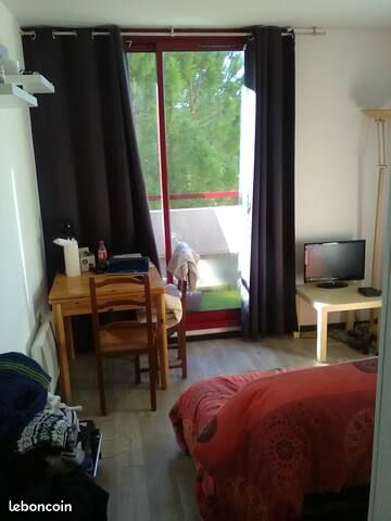 Studio ensoleillé avec balcon (image 1)