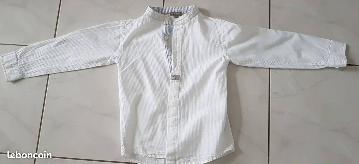 Chemise blanche garçon (image 1)