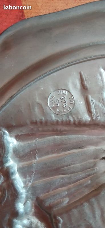 Assiette étain (image 6)