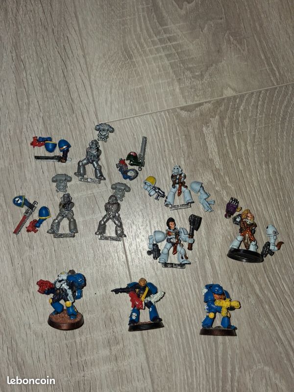 Lot Warhammer 40k - Space marines du Chaos - Modélisme